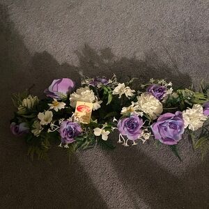 Purple and White Floral Arrangement